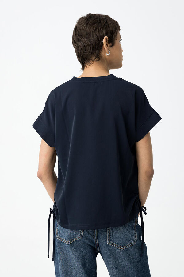 Tiffosi Blusa fluida  azul