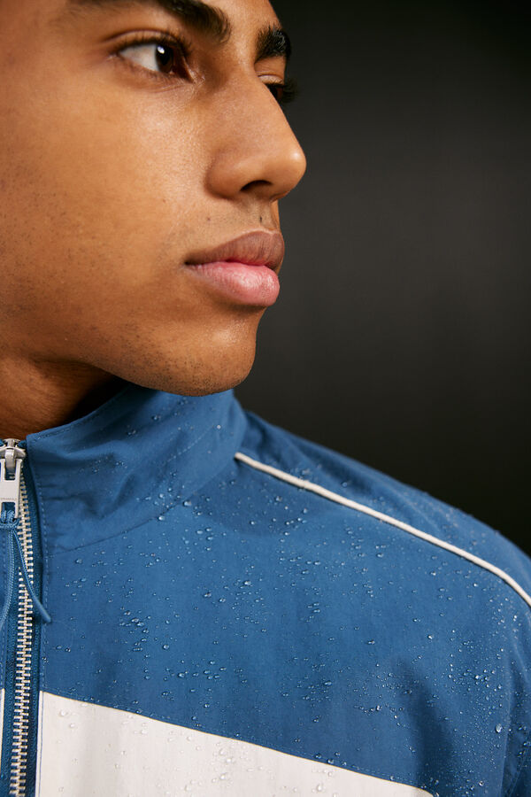 Springfield Blus&atilde;o blocos cor azul