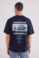 Springfield mover camiseta diferente azul