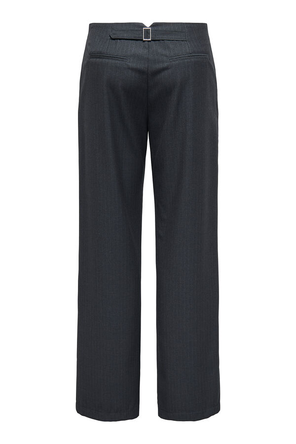 Only Pantal&oacute;n con raya diplom&aacute;tica gris