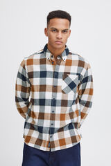 Blend Camisa de Manga Larga Cuadros estampado