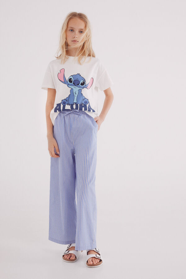 Springfield Kids Camiseta Lilo & Stitch ni&ntilde;a blanco