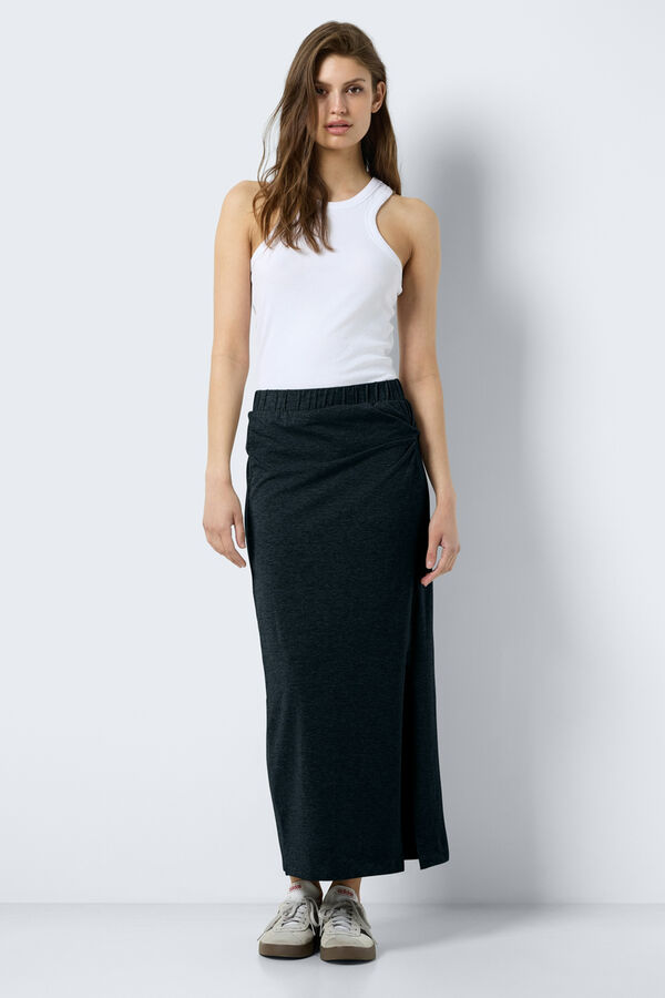 Noisy May Saia midi com abertura preto