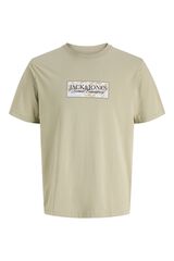 Jack & Jones Camiseta regular fit logo verde