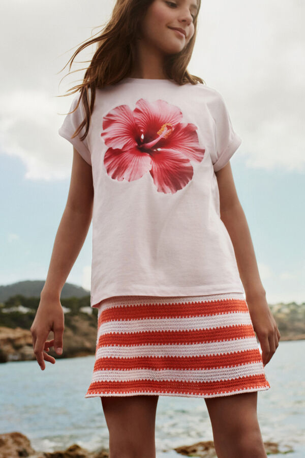 Springfield Kids Camista hibiscus niña rosa