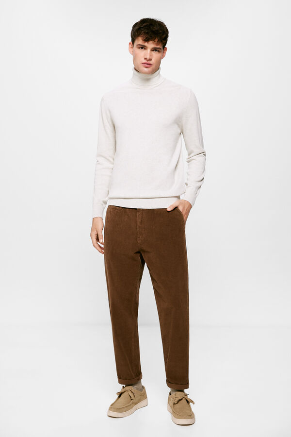 Springfield Jersey b&aacute;sico cuello cisne gris