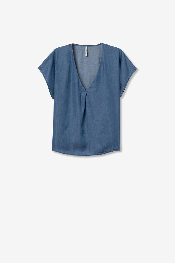 Tiffosi Blusa Denim azul