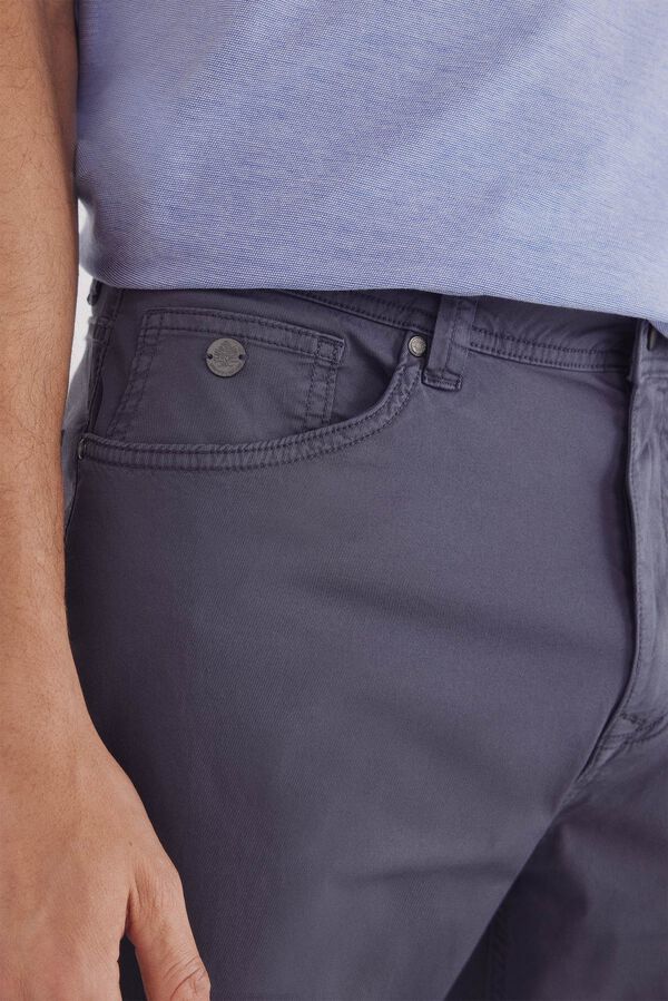 Springfield Pantal&oacute;n 5 bolsillos ligero lavado slim fit azul