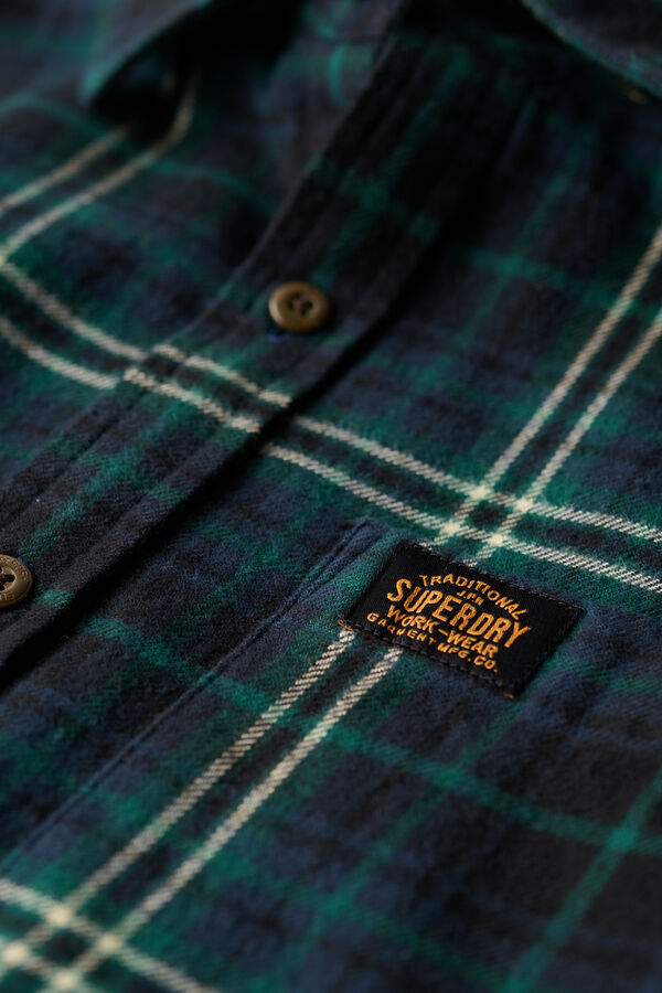 Superdry Camisa de manga comprida azul