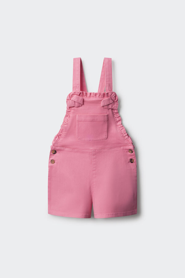 Springfield Kids Macacão curto rosa para meninas rosa