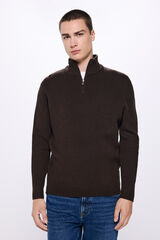 Springfield Jersey cuello camionero estructura estampado