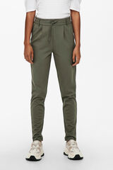 Only Fließende Hose mit klassischem Schnitt cinzento