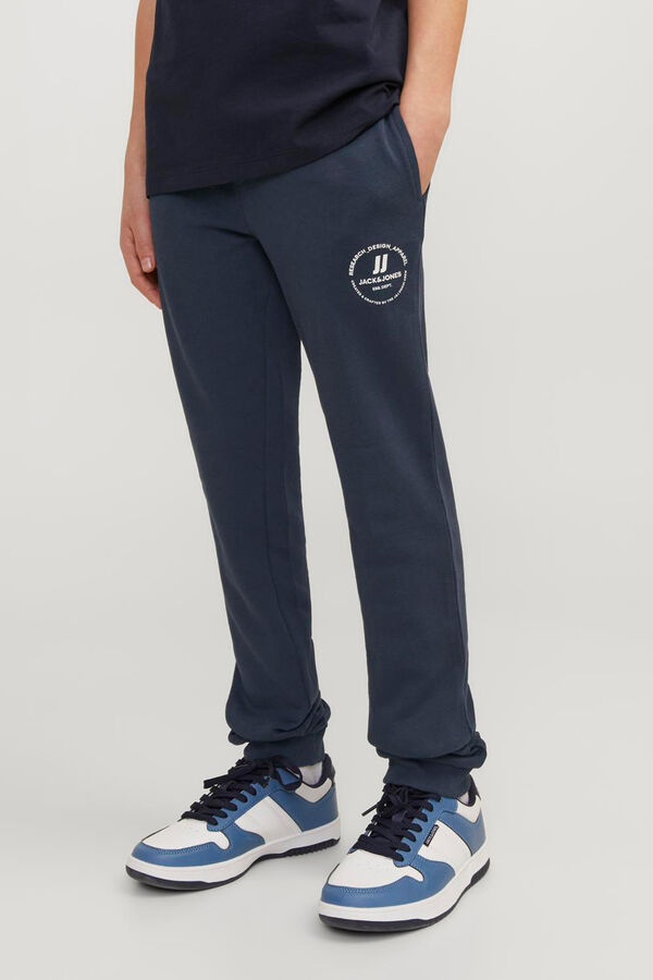 Jack & Jones Junior Cal&ccedil;a jogger slim fit de algod&atilde;o azul
