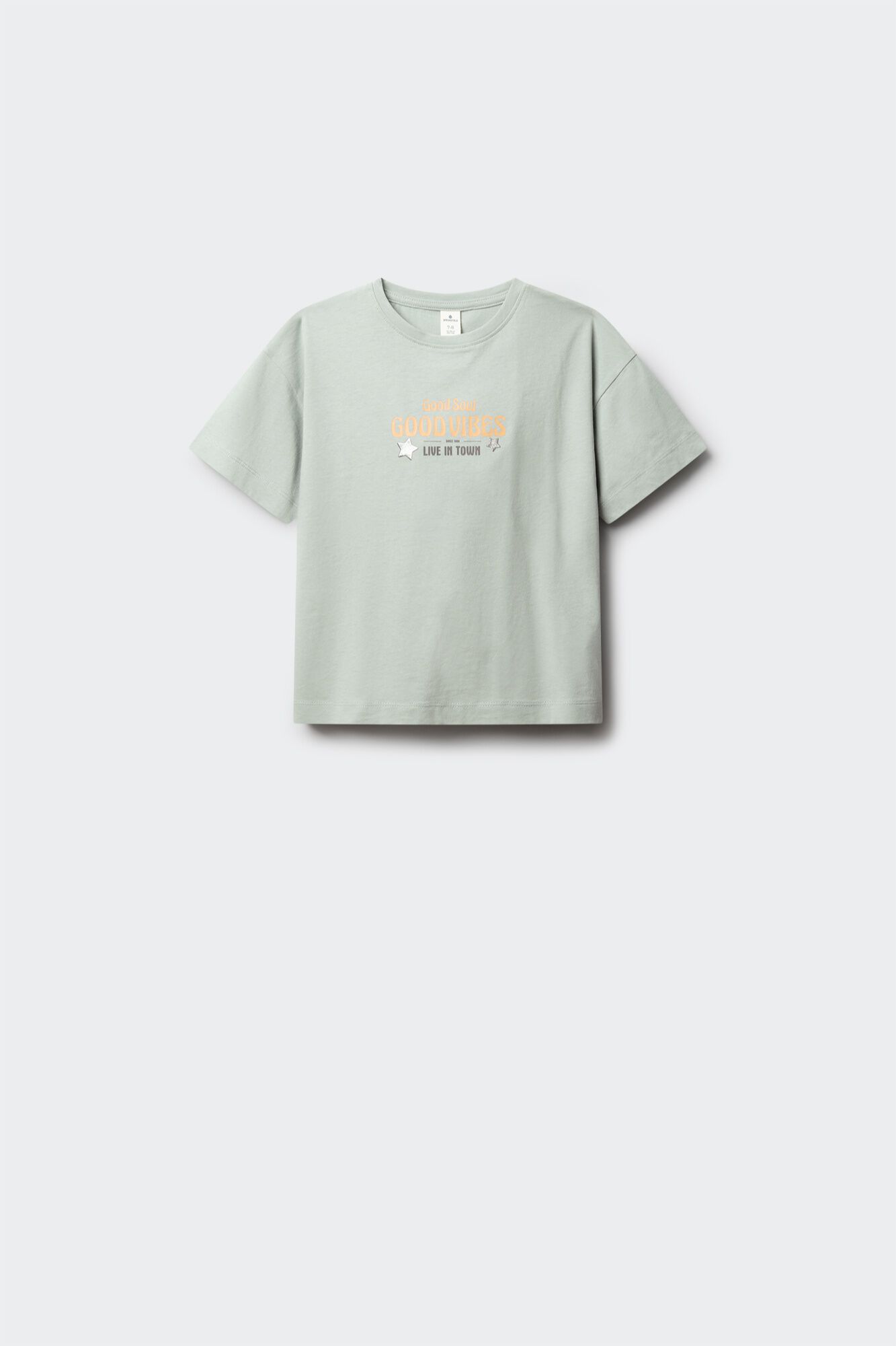 Springfield Kids Camiseta manga corta Good vibes ni&ntilde;a
