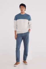 Springfield Pantal&oacute;n chino slim fit azul