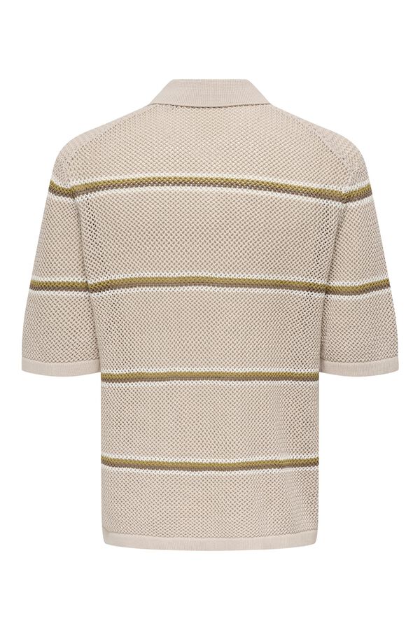Only & Sons Polo de punto beige