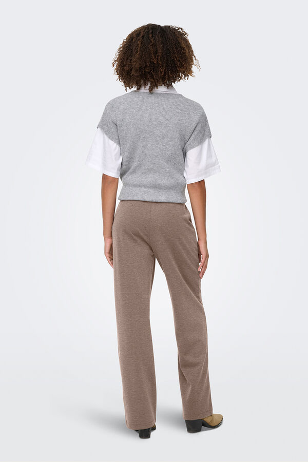 JDY Pantal&oacute;n recto marr&oacute;n