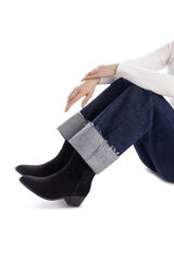 XTI Botin Cowboy Bordado negro