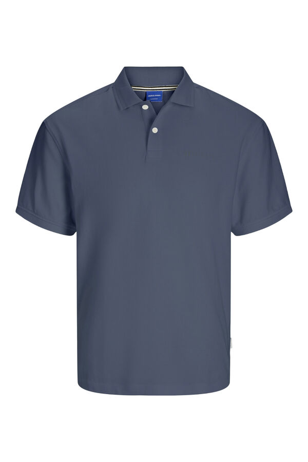 Jack & Jones Polo liso standard fit azul