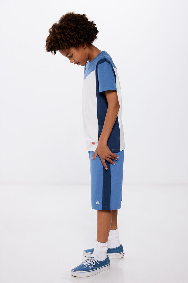 Springfield Kids Bermudas jogger rapaz azul