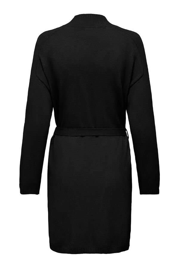 Only Vestido corto de punto negro