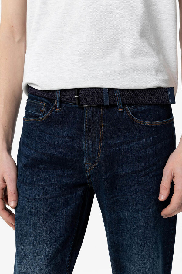 Tiffosi Jeans Leo Comfort Fit con Cintur&oacute;n azul