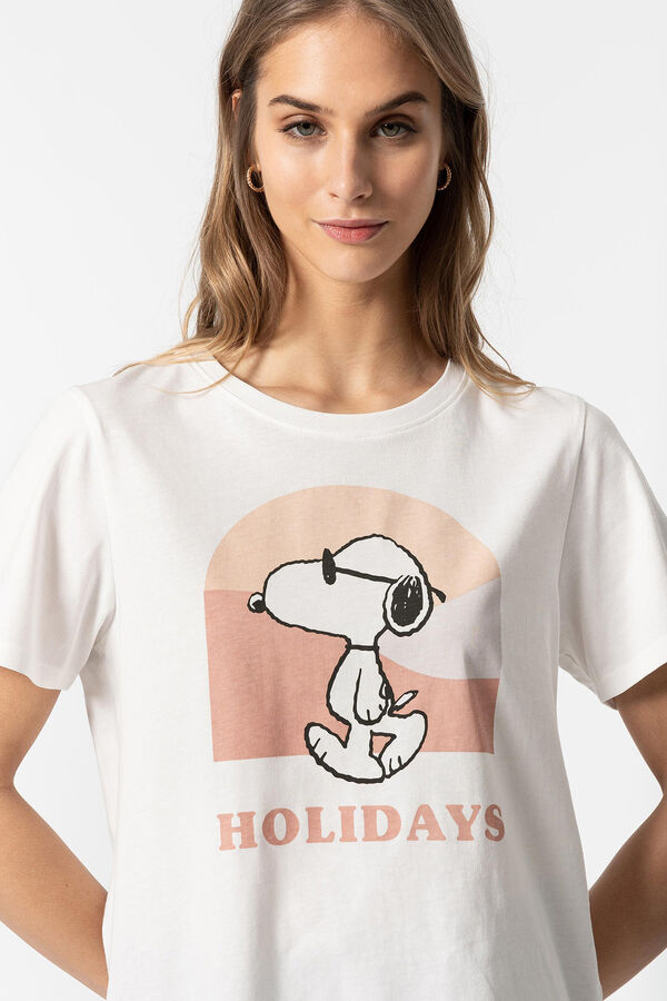 Springfield T-shirt Snoopy Peanuts™ branco