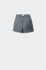 Springfield Kids Bermuda chino cargo de menino azul