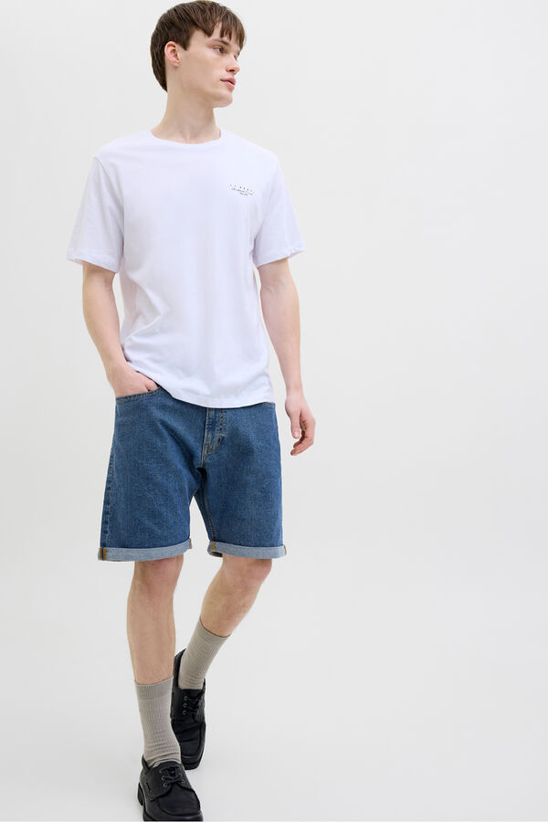 JJ REBEL Bermuda denim regular fit azul