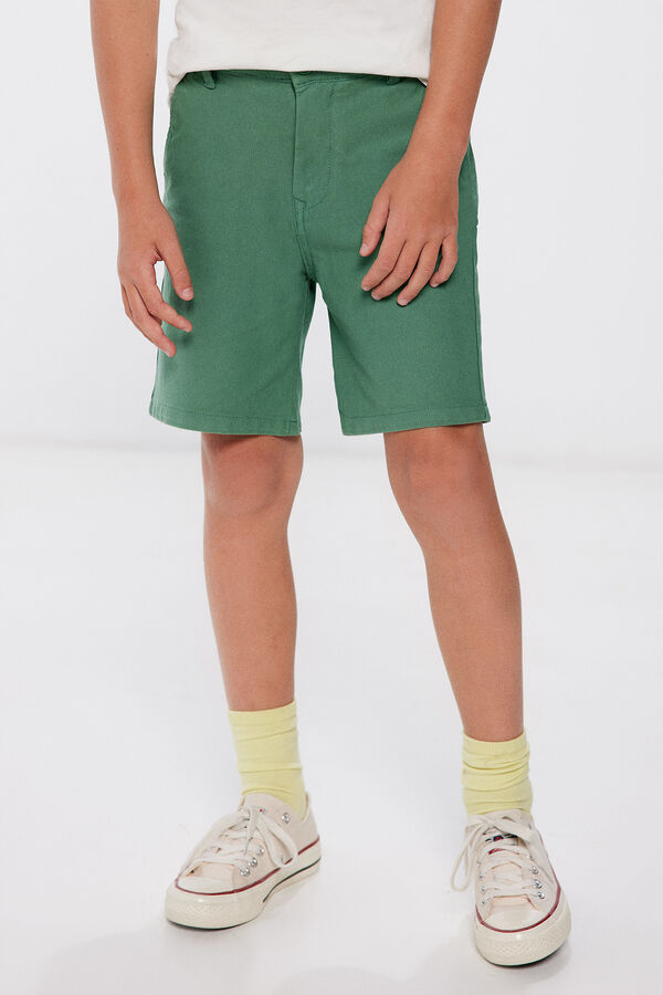 Springfield Kids Bermudas piqu&eacute; ni&ntilde;o verde
