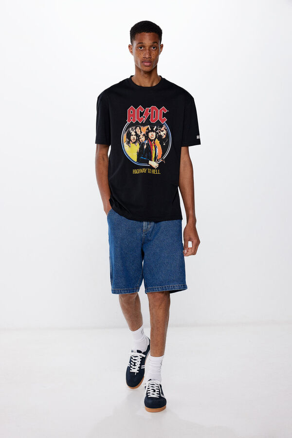 Springfield Camiseta AC DC negro
