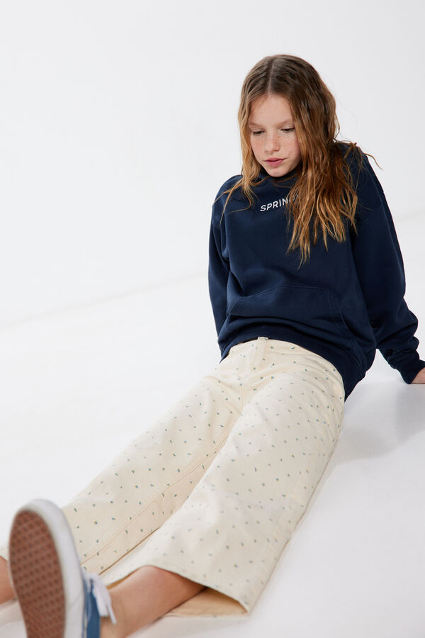 Springfield Kids Sweatshirt capuz logo menino azul