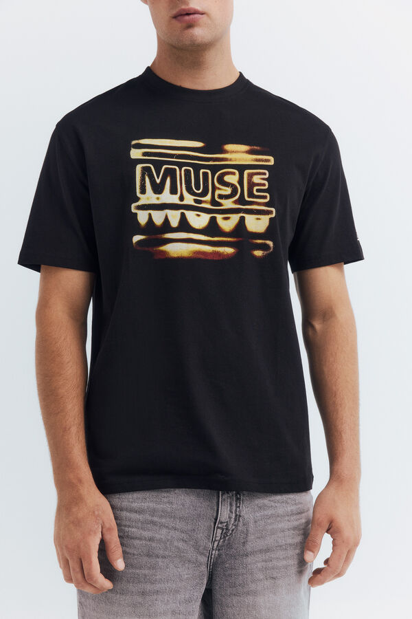 Springfield Camiseta Muse negro
