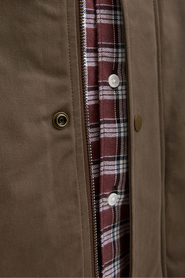 Jack & Jones PLUS Cazadora cl&aacute;sica marr&oacute;n