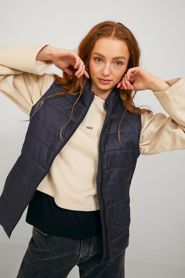 Jack & Jones Colete leve acolchoado preto