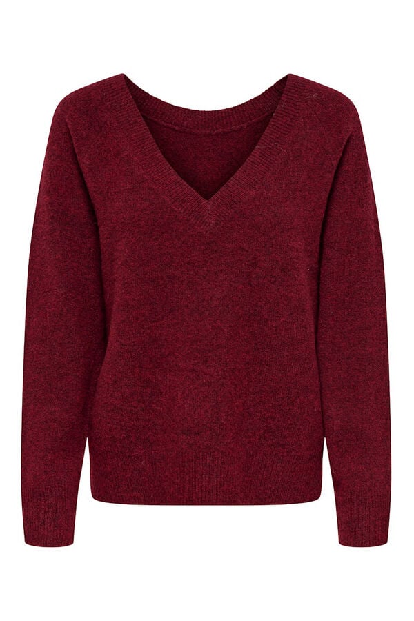 Only Jersey reversible burdeos