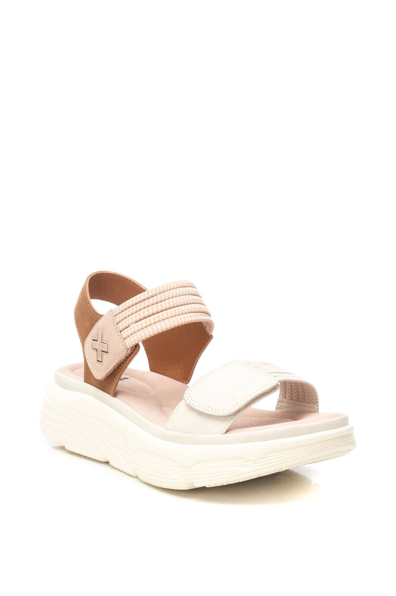 XTI Sand&aacute;lia de tiras el&aacute;sticas com velcro
