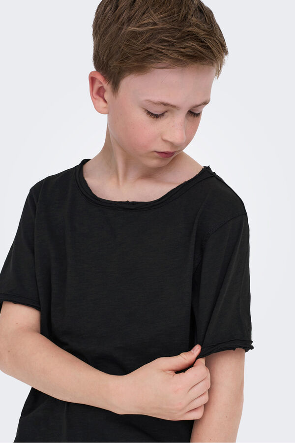 Only & Sons Junior Camiseta infantil de manga curta preto