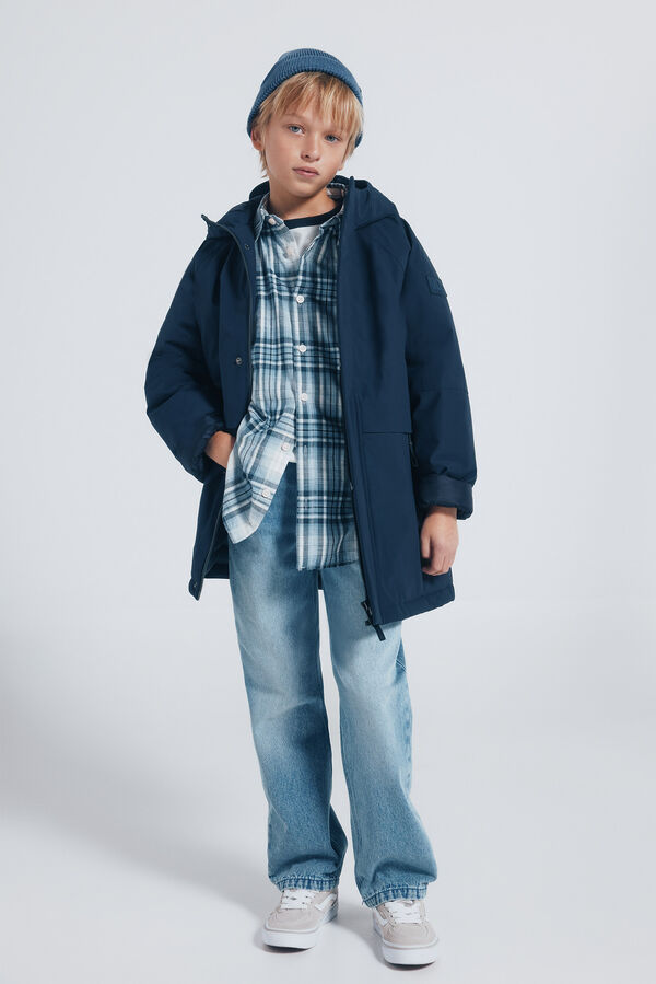 Springfield Kids Parka azul marinho para meninos azul