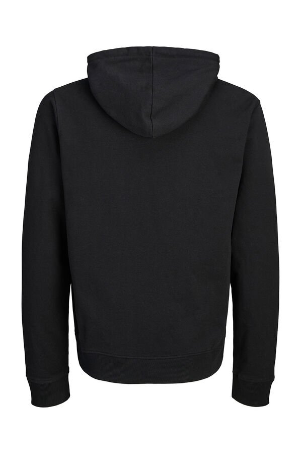Jack & Jones Sudadera con capucha relaxed negro