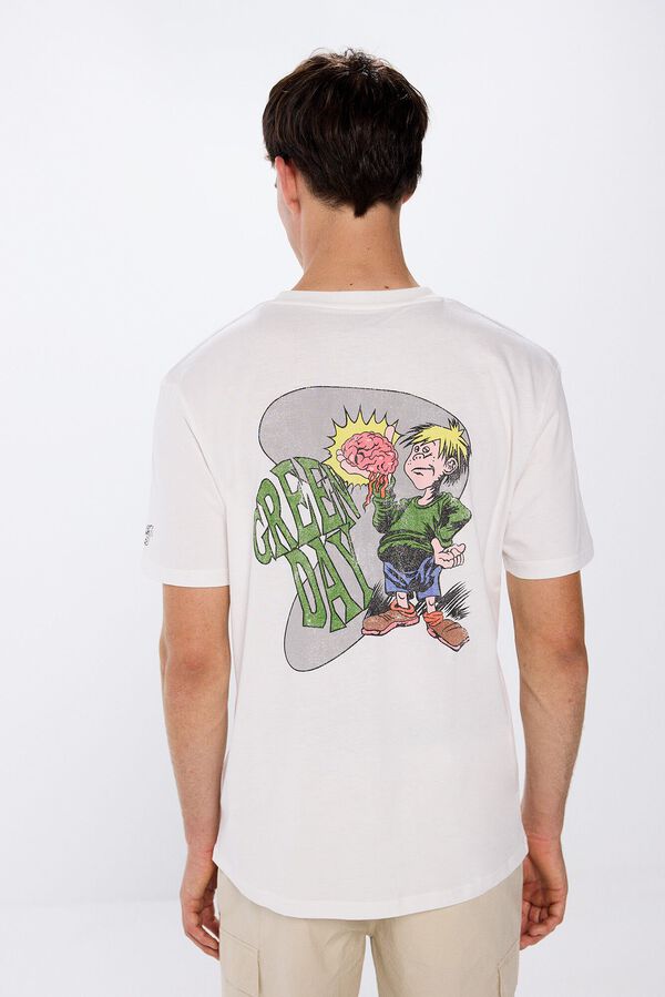Springfield Camiseta Green Day marfil