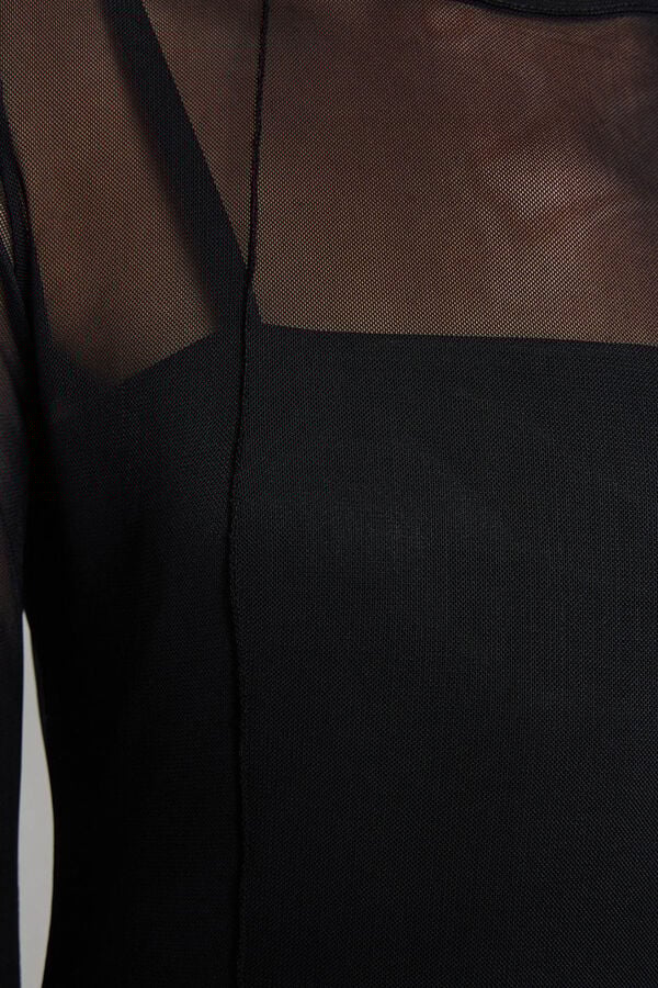 Trendyol Vestido midi ajustado negro