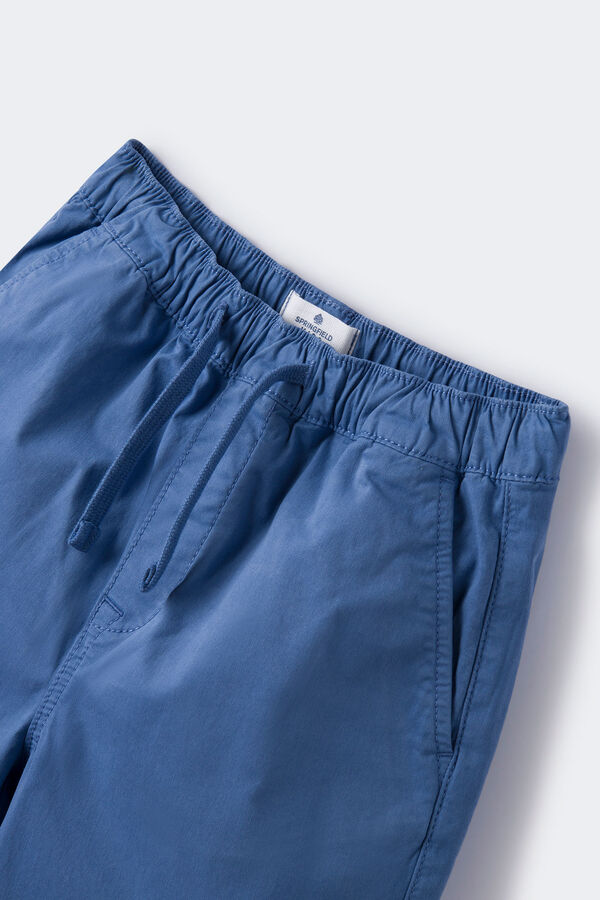 Springfield Kids Bermudas algod&atilde;o rapaz azul