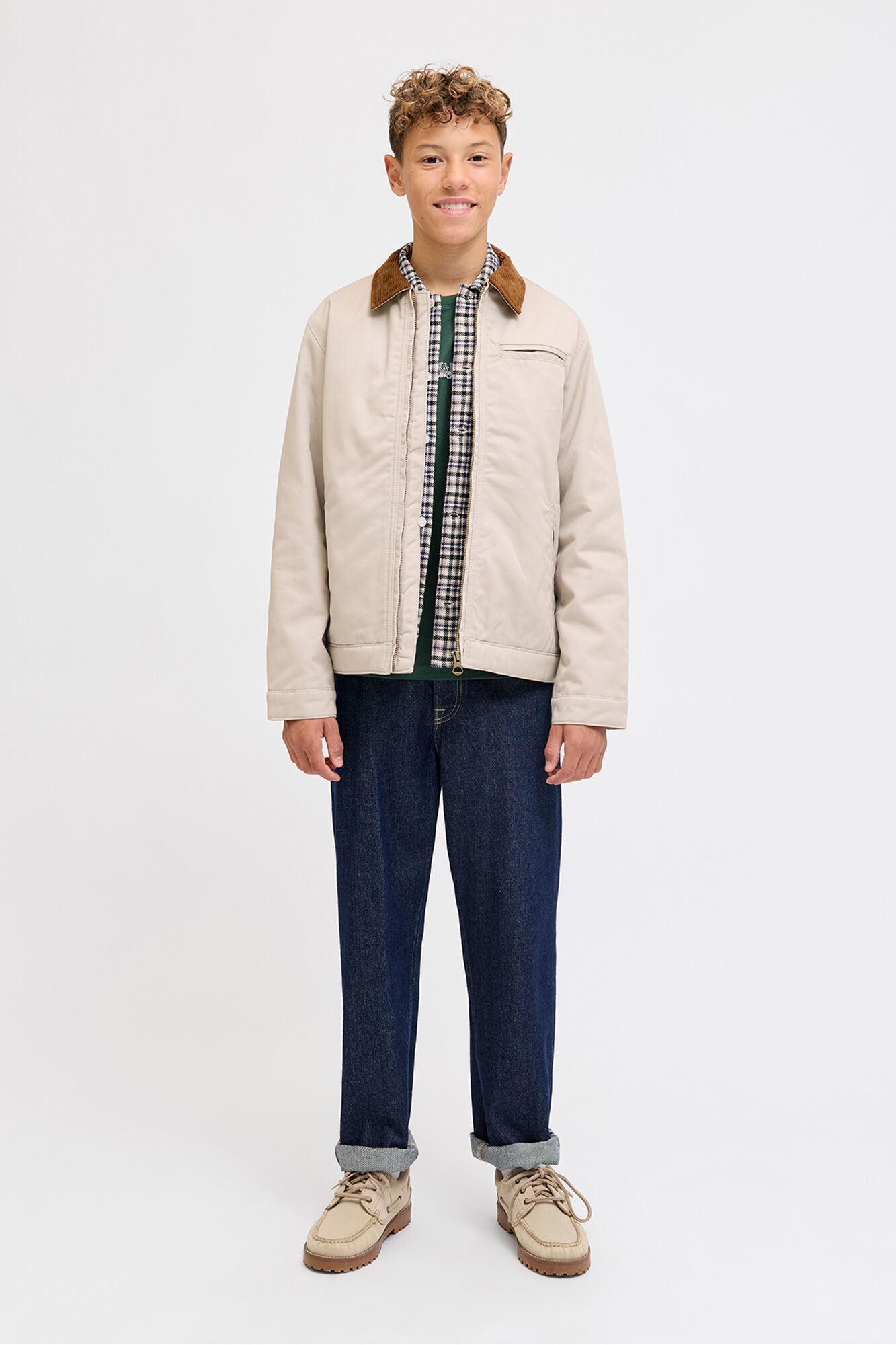 Jack & Jones Junior Chaqueta estilo worker
