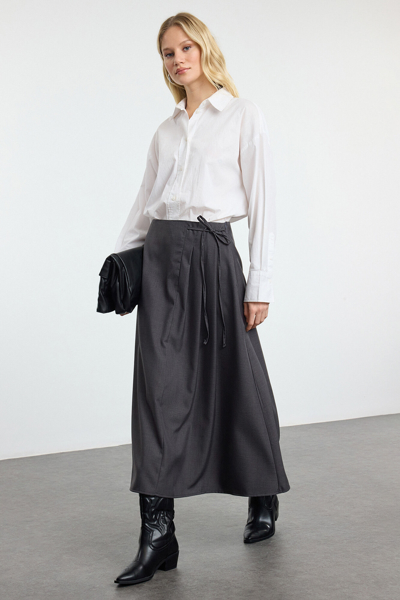 Trendyol Falda plisada