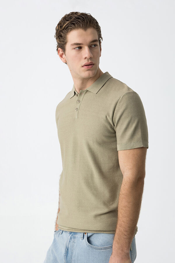 Tiffosi Polo básico bege