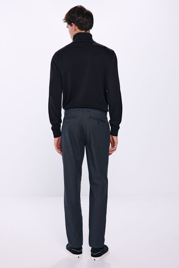 Springfield Pantal&oacute;n chino vestir comfort slim fit gris
