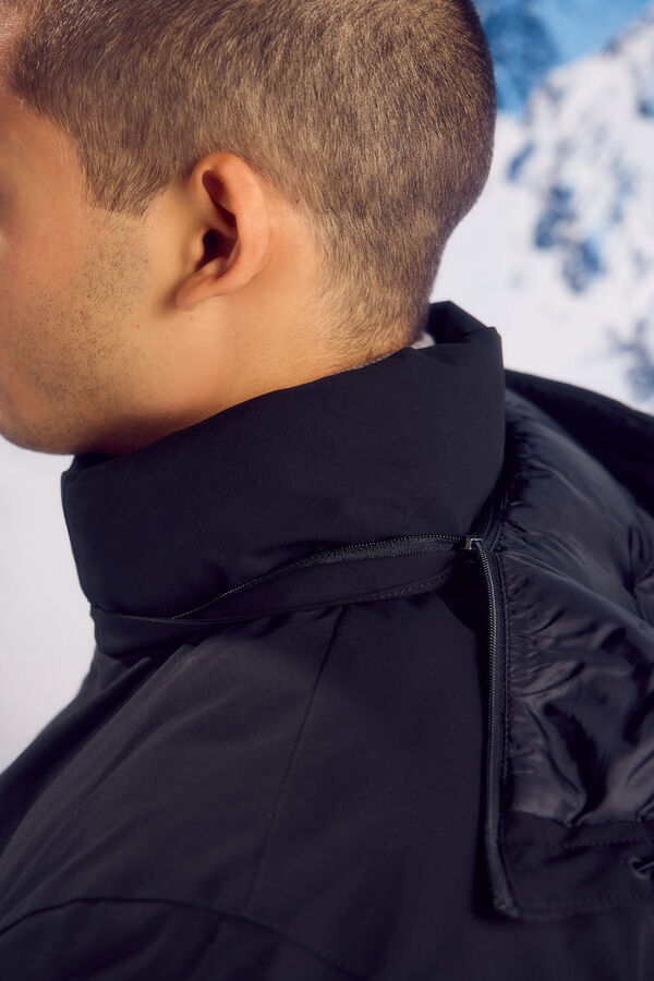 Springfield Parka acolchoada t&eacute;rmica preto