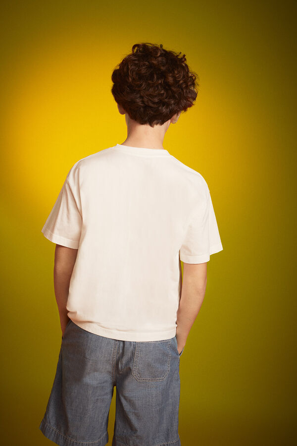 Springfield Kids Camiseta Proyecto Babies Uganda marfil