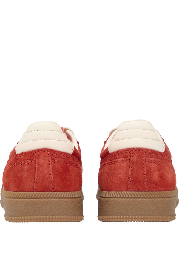 Tommy Jeans T&ecirc;nis Tommy Jeans laranja com sola caramelo vermelho